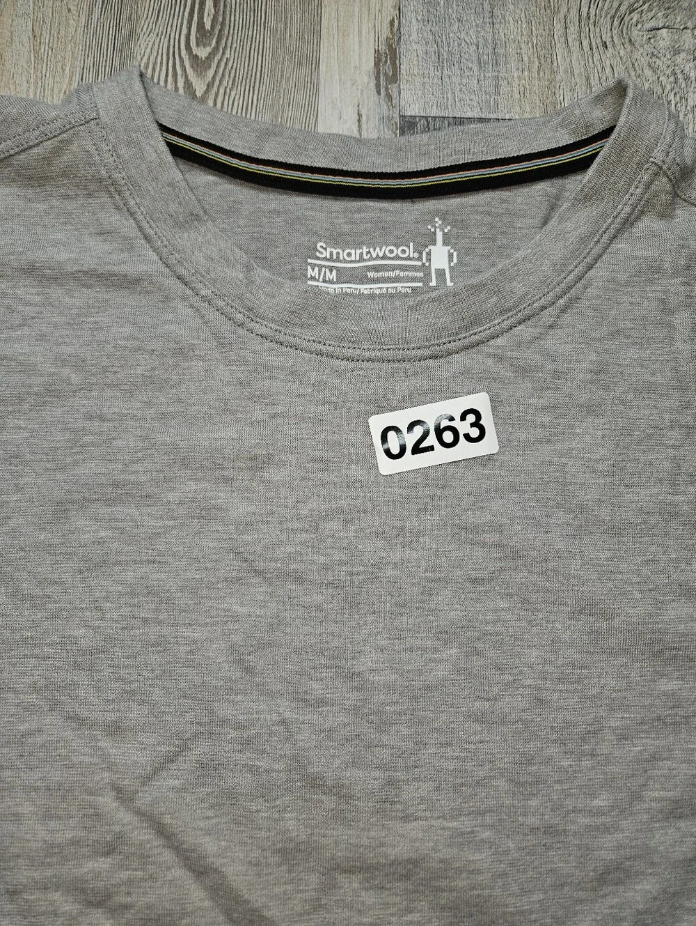 SmartWool Perfect Crew Tshirt Women's Medium Gray - Picture 5 of 11